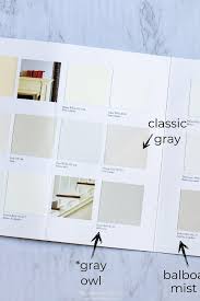 Benjamin Moore Gray Owl Color Study 31 Painted Spaces