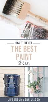 how to choose the best paint sheen for