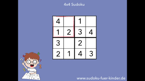 Maybe you would like to learn more about one of these? 4x4 Sudokus Losen Die Anleitung Fur Kinder Youtube