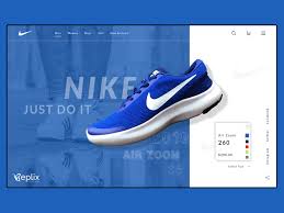 Nike Shoe Landing Page Web Design E Commerce Shop Web Design Web Layout Design Facebook Ads Design