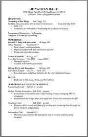 Jonathan Daly Resume Sophomore Jonathan Daly 5998 Alcala Park Unit 635 San Diego Ca 92110 406 794 2589 Jdaly Sandiego Edu Education University Of San