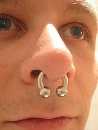Nose piercing