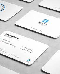 Smooth matte or high gloss finish. Rounded Corner Business Cards Aladdinprintphil