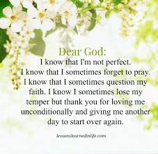Lessons Learned In Life Quote Of The Day Thank You For Loving Me Dear God Lessons Learned In Life Quotes