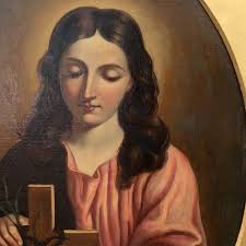 Antique Engraving in Miniature Frame