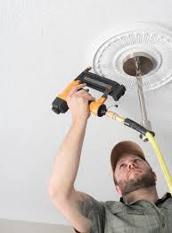 How To Install A Ceiling Medallion Room For Tuesday In 2020 Ceiling Medallions Diy Ceiling Medallions Diy Ceiling
