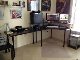 A Hacked Ikea Station Great Job On Creating A Well Organized Station The Posters And Stuff On The Walls Look Great Ikea Battlestation Organization Station