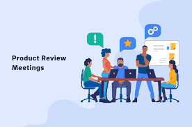 This doesn't mean that meetings in general work great and that there's no problem to solve here. Product Review Meetings