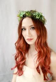 Fern and Moss Crown, Beach Wedding Headpiece, Mermaid Flower Crown, Natural  Floral Crown, Seaside Wedding Hair Accessory, Flower Hair Wreath