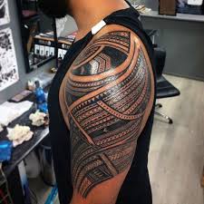 50 Polynesian Half Sleeve Tattoo Designs For Men Tribal Ideas Half Sleeve Tattoo Half Sleeve Tattoos Polynesian Sleeve Tattoos