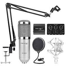 Professional Studio Broadcasting And Recording Capacitor Condenser Sale Instrumentstogo Com Microphone Set Microphone Recording Microphone