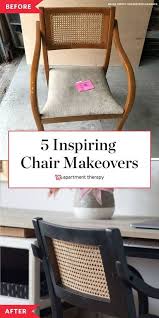 Before And After 5 Inspiring Chair Redos And One Clever Ikea Hack In 2020 Ikea Dining Chair Dining Chair Makeover Wooden Chair Redo