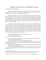 The best way to the next step is to choose a pesticide that will work against the specific kind of pest you have and pose but by following basic prevention tips and using pesticides sparingly when needed, you will likely be fine. Pdf Designing An Effective Osha Compliance Program By Ilise Feitshans