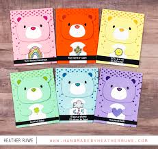 Based on the teddy bears' picnic by john walter bratton. Care Bear Cards Handmade By Heather Ruwe