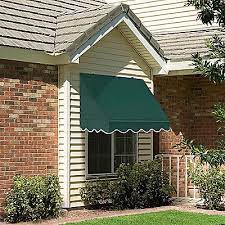 Standard Fabric On Metal Frame Scalloped Window Awnings Traditional Windows Door Awnings