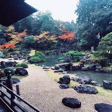 Daigo Ji Temple Autumn Leaves A Japanese Rock Garden Japanese Garden Zen Rock Garden