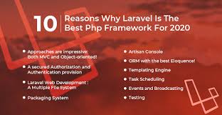 Let's highlight 7 best php frameworks to use in 2019 and take a bird's eye view of how each one of them can ease your php app development & why these are top php frameworks of 2019. 10 Reasons Why Laravel Is The Best Php Framework For 2020