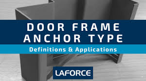 Bi folding doors dimensions of a full pocket door frame assembly address: Hollow Metal Door Frame Anchor Types Uses Laforce Llc