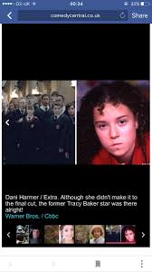 Fans were left shook after learning that tracy beaker actor dani harmer appeared as an extra in harry potter and the philosopher's stone. Dani Harmer On Twitter If You Squint Your Eyes You Can See Me In The Sorting Hat Scene Xxx