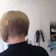 Jun 25, 2021 · a short bob is a bob that's cut between the ear and just above the shoulders. Asymmetric Buzzed Nape Bob Back View Really Short Hair Short Stacked Bob Hairstyles Short Hair Styles Pixie