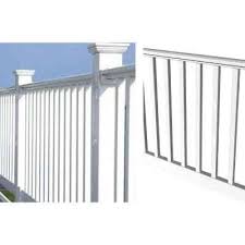 The best choice for strong & durable railing systems. Rdi Original White Vinyl Stair Rail Bracket 2 Pack Stringham Lumber
