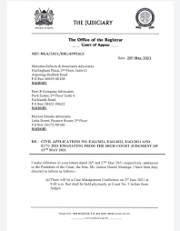 Here is a list of judges that will hear the bbi appeal case: The Judiciary Kenya On Twitter Court Of Appeal Registrar Moses Serem Issues Directions On Building Bridges Initiative Bbi