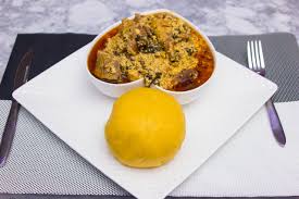 Preparation in a large saucepan, over medium heat, sweat the onion, garlic, tomatoes, ginger, and scotch bonnet pepper in the palm oil until vegetables are translucent, about 10 minutes. Egusi Soup With Fufu Open Sharaton Eatery