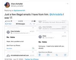She exited the vehicle when she said he began to masturbate. Chris D Elia S Email Exchanges Where He Asked Accusers How Old They Were Then Turned Some Down Daily Mail Online