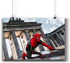 Far from home is out now. Amazon Com Pentagonwork Spider Man Far From Home Movie Poster 8 3x11 7 A4 Textless Prints W Stickers 2019 Film Tom Holland Peter Parker 541 207 Posters Prints