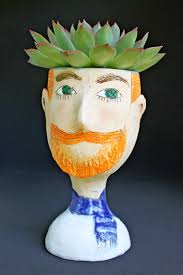 Succulent Head Vase