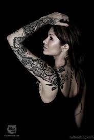 This is your classic black ink sunflower tattoo design. 61 Matchless Lace Shoulder Tattoo Designs
