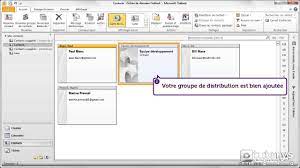Cr?er un groupe de contact outlook. Comment Gerer Un Groupe De Contacts Avec Outlook 2010 Youtube