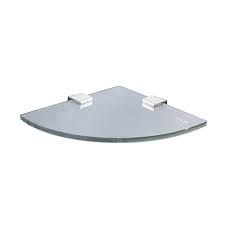 Gatco 1467 elegant shower shelf chrome 10. Corner Glass Shelf Chrome 055258 Bathroom Origins