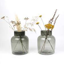 By category flowers plants dried gifts subscriptions vogue. Smoked Vase Medium With Dried Flowers Uk Delivery