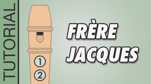 Frere Jacques Recorder Flute Tutorial Youtube