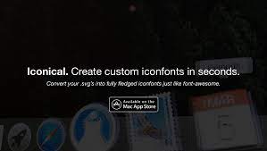 Convert Your Svg S Into Fully Fledged Iconfonts Just Like Font Awesome Mac App Store Converter Custom