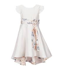 Bonnie Jean Little Girls 4 6x Shantung Floral Inner Beauty Hi Low Dress Dillards In 2020 Girls Dresses Bonnie Jean Dresses