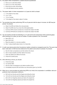 Cpr certification & training online > cpr practice test questions and answers. Adult Child And Infant Written Exam Cpr Pro For The Professional Rescuer Pdf Free Download