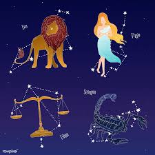 Download Premium Vector Of Astrological Star Signs Vector Set 1201334 Star Signs Lion Illustration Zodiac Star Signs