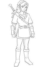 This is a gallery page featuring character art, renders, and sprites of link. Free Printable Zelda Coloring Pages For Kids