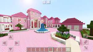 My favorite part of this house has to be the matching rockers on the front porch. Pink House Minecraft Supermansion Girl Games Free For Android Apk Download