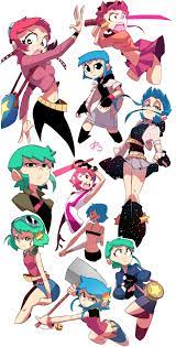 Psina Mrpsina Virink Concept Art Characters Concept Art Characters Female Cartoon Character Design