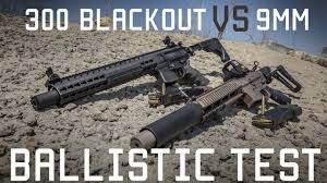 300 Blackout Vs 9mm Ballistic Gel Test Tactical Rifleman Youtube
