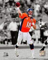 Peyton Manning Black And White Color Brocos Picture Best Peyton Manning Picture Orange Football Nfl Denver Broncos Peyton Manning Peyton Manning Broncos