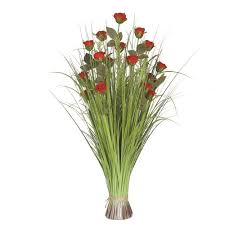 A wide variety of artificial flowers options are available to you, such as usage, material, and commercial buyer. Straits 100cm Artificial Grass Floral Bundle Red Rose Artificial Flowers Old Railway Line Garden Centre