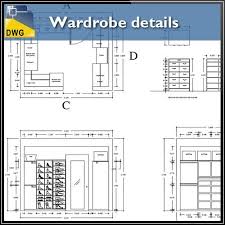 Best deals and discounts on the latest products. Interior Design Cad Drawings Wardrobe Detail And Section Dwg Files