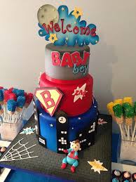 Super Hero Theme Baby Shower Cake Marvel Baby Shower Superman Baby Shower Superhero Baby Shower
