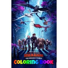 This coloring sheet height width is about 600. How To Train Your Dragon The Hidden World Coloring Book How To Train Your Dragon 3