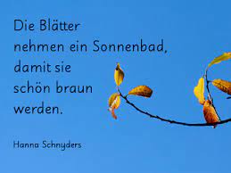 Lustige Herbstgedichte Kurze