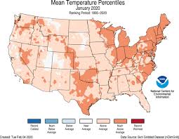National Climate Report January 2020 State Of The Climate National Centers For Environmental Information Ncei